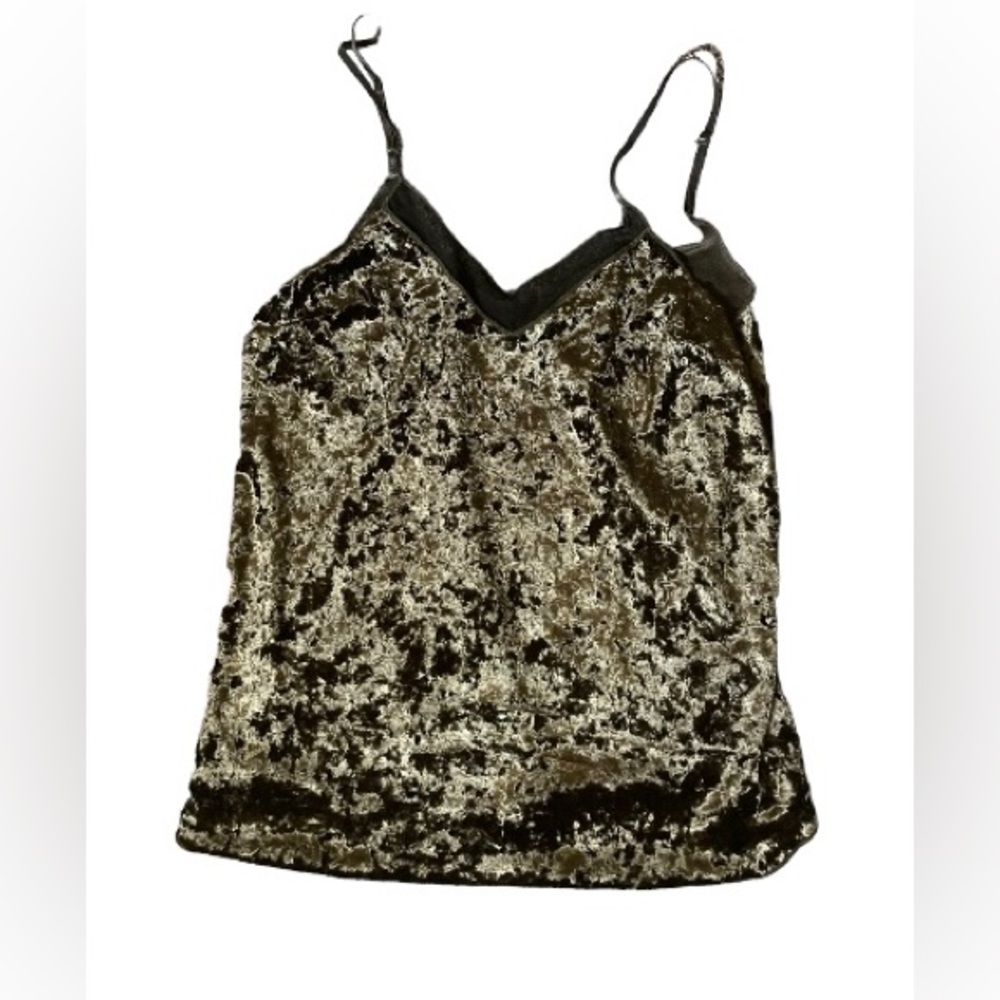 Y2K Fabulous Green Velvet Camisole